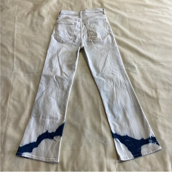 MOTHER- The Tripper Straight Leg White Acid Wash Marshmallow For Breakfast 24 - Picture 6 of 11